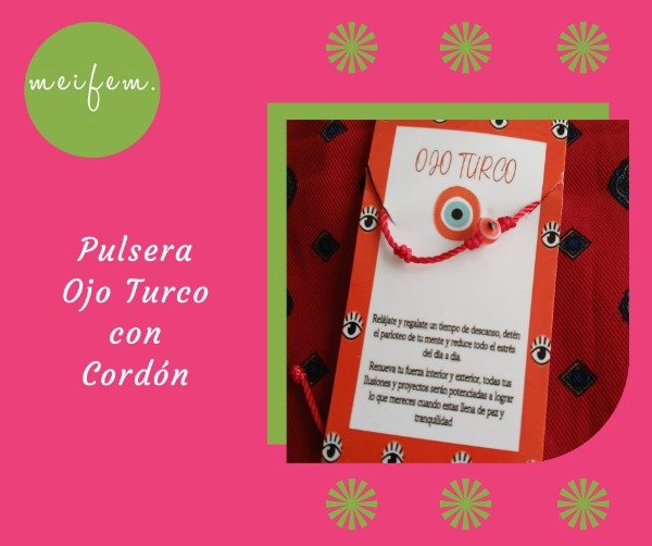 Producto - Pulsera Ojo Turco con Cordón