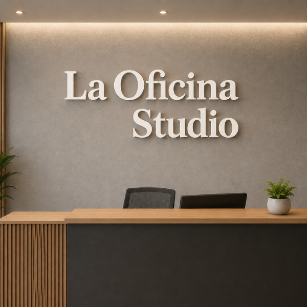 Producto - Logo Corporeo en Polyfan 20mm (100x50cm)