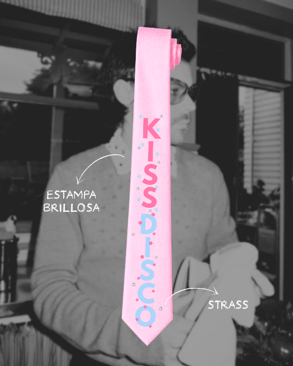 Producto - Corbata Kiss Disco RETIRO INMEDIATO