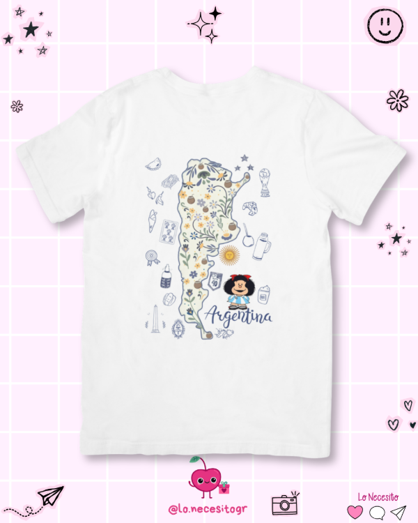 Producto - Remera Argentina personajes