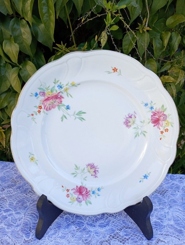 Producto - Plato playo de porcelana nacional Grand Boulogne