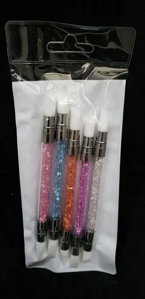 Producto - Set pinceles goma con brillo en el mango x 5