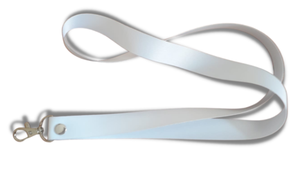 Producto - Llavero Colgante Cinta Lanyard Mosq Zamack Gatillo Blanco SUBLIMABLE