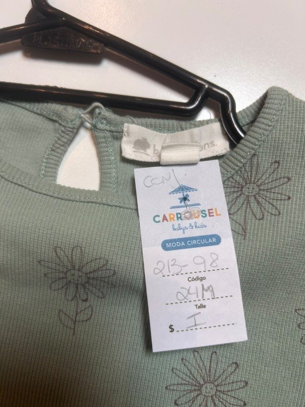 Producto - Conjunto verde con flores Babycottons - 5