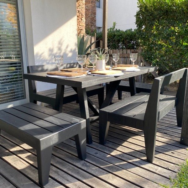 Producto - Juego de Comedor Exterior "Low Dining XL" - 1
