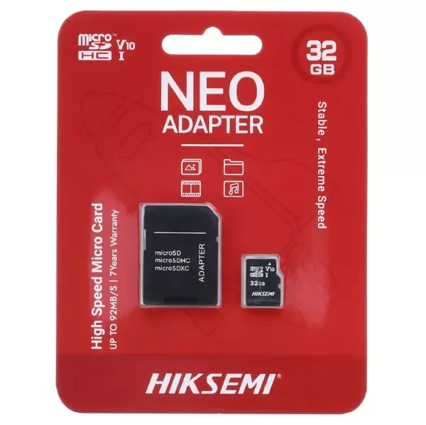 Producto - TARJETA DE MEMORIA MICRO SD 32GB HIKSEMI NEO CLASE 10