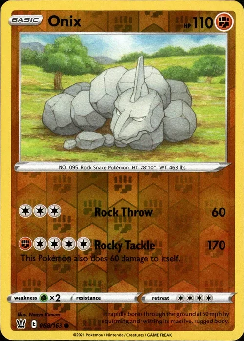 Producto - Onix - 068/163 - Battle Styles - Reverse Holo