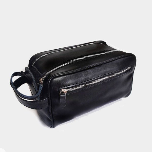 Producto - Necessaire cuero cierre doble metalico - 2