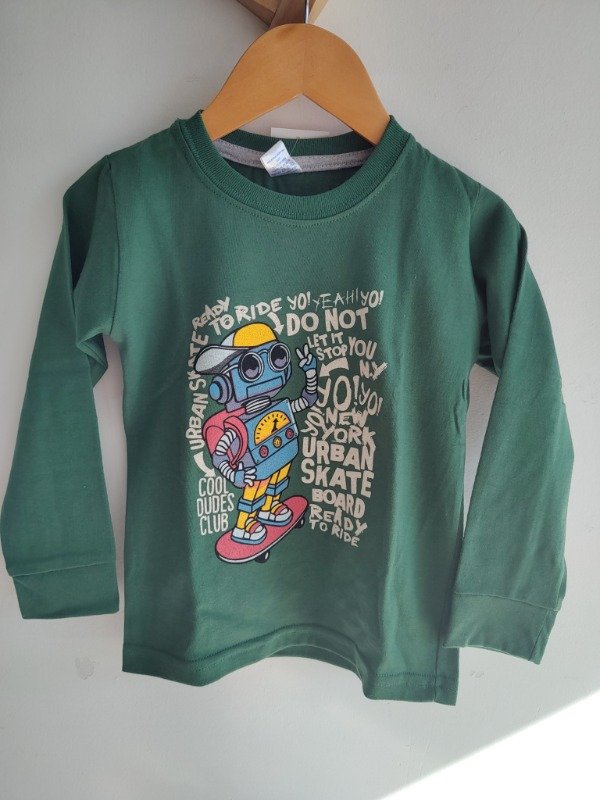 Producto - Remera bebe robot