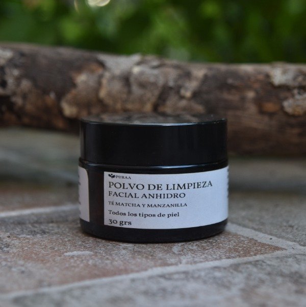 Producto - Polvo Anhidro Limpieza Facial con Té Matcha y Manzanilla