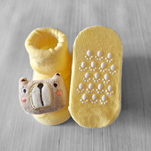 Producto - Media Antideslizante Osito Amarillo