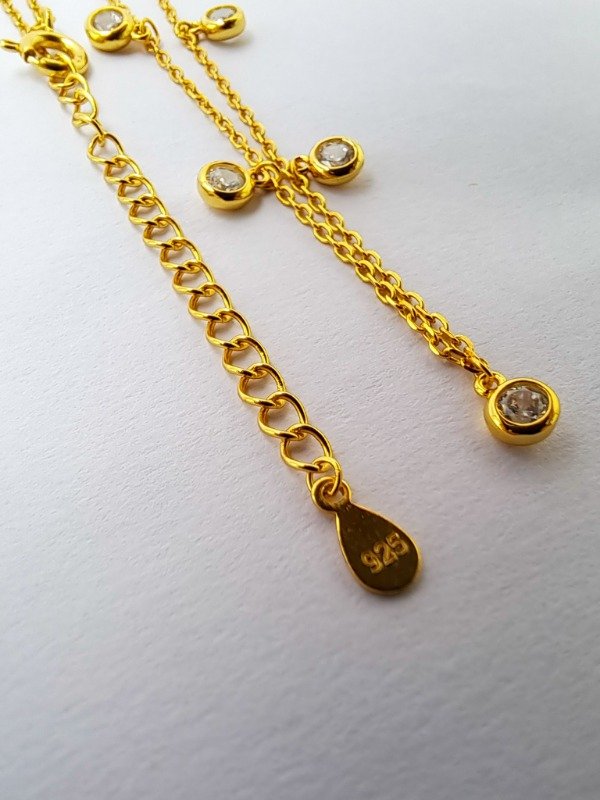 Producto - Collar Dorado Multidijes Cubics