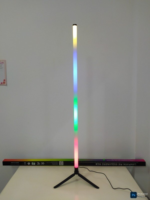 Producto - Luz led esquinero RGB 104cm audiorítmica con control app - 1