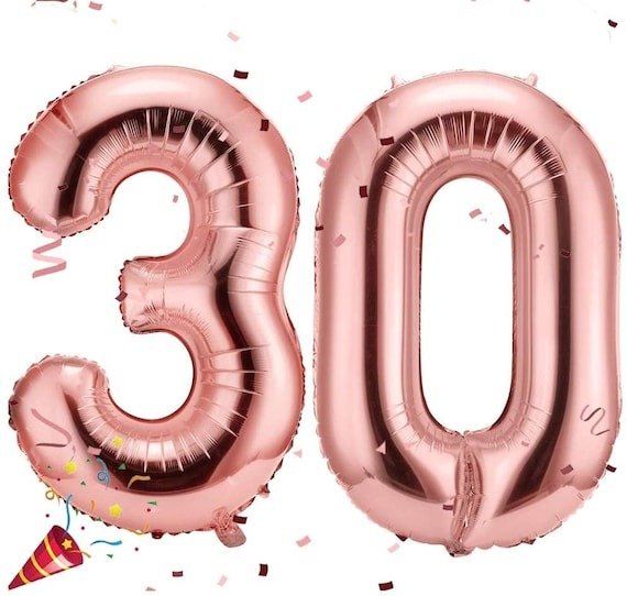 Producto - GLOBO NUMERO ROSA