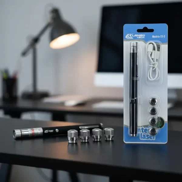 Producto - PUNTERO LASER VERDE 5 EN 1 RECARGABLE LAMBOTECH
