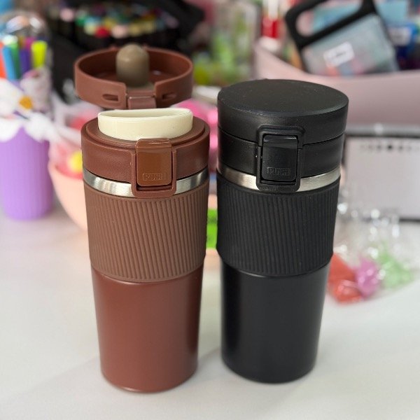 Producto - Vaso Térmico Café 500ml Con traba de seguridad ISA-805 6986