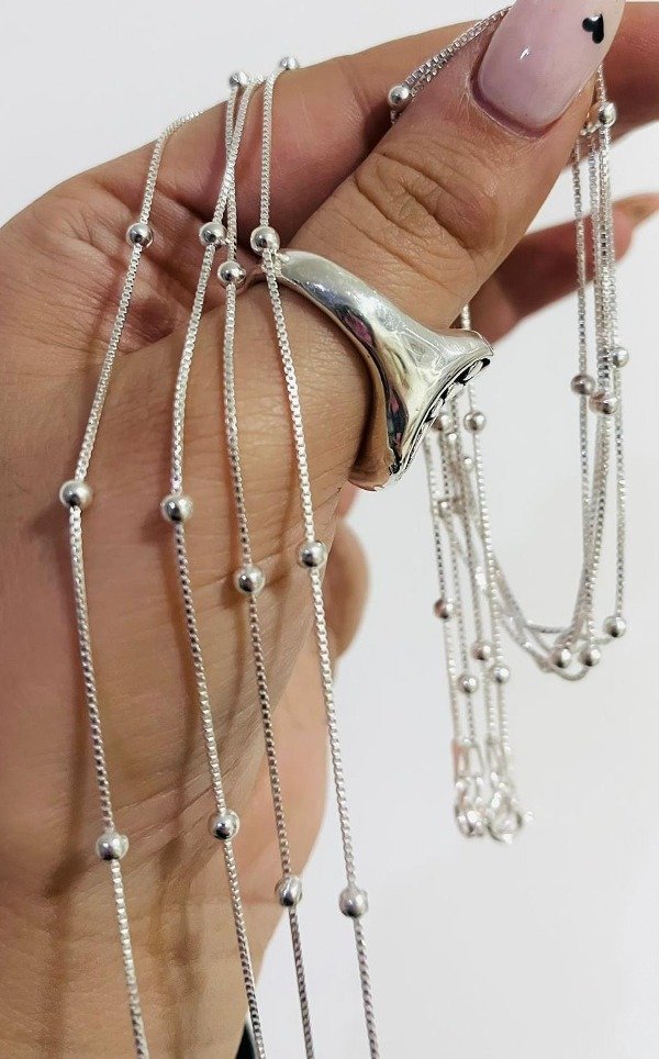 Producto - Cadena Veneciana con Bolitas CAD-0025