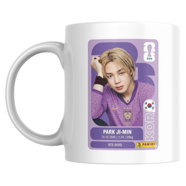 Producto - Taza - Figurita mundial 2026 Park Ji Min (BTS) - 0