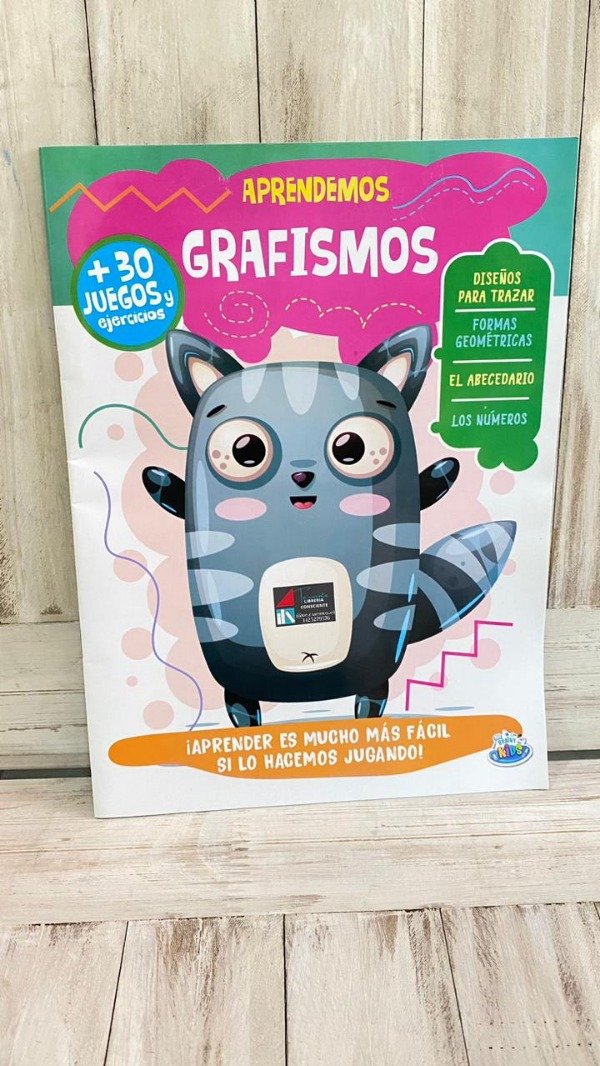 Producto - Libro "Aprendemos grafismos" - Más de 30 juegos y actividades