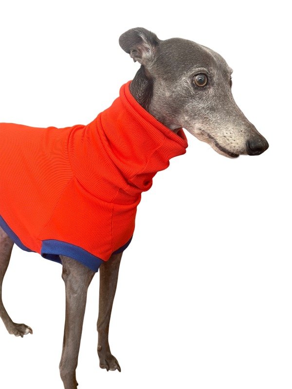 Morley naranja con azul