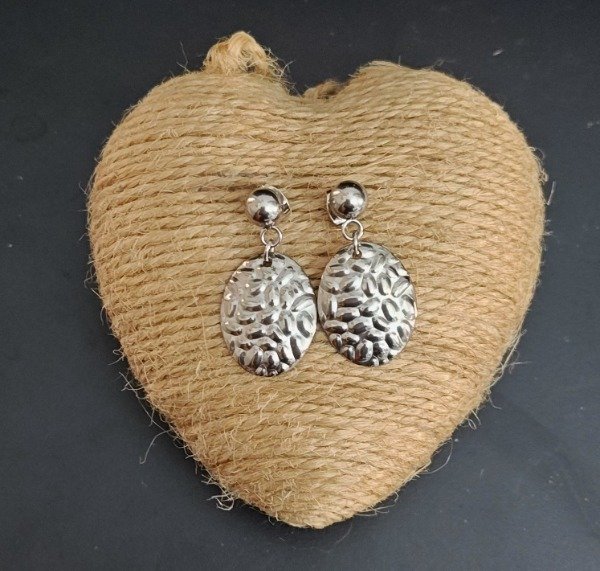 Producto - Argollas Ovaladas con Diseño