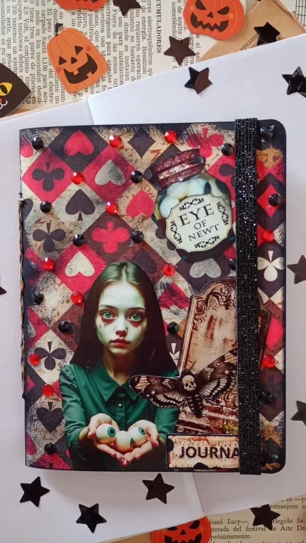 Producto - Libreta hojas negras Coleccionista de ojos