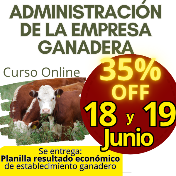 Producto - Curso online Administración de la Empresa Ganadera