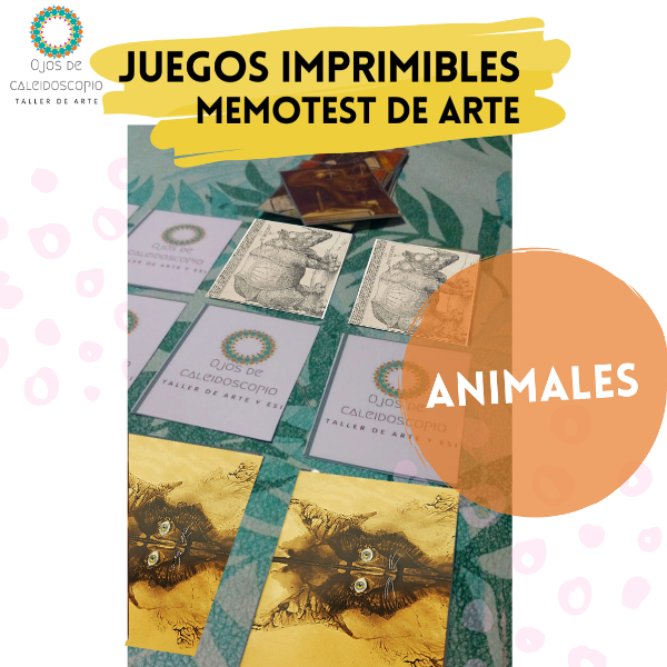 Producto - (Juegos imprimibles) - Memotest de Arte - ANIMALES