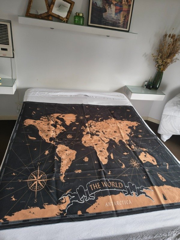 Producto - Lona Playera - Mapa Mundial - 3
