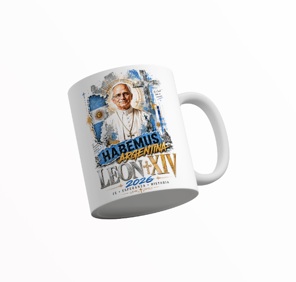 Producto - Taza Personalizad Papa León XIV Argentina #10 - 0