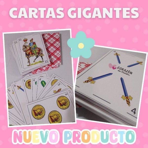 Producto - cartas españolas GIGANTES