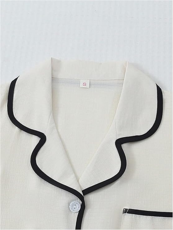 Producto - Conjunto de pijama de 2 piezas White - 4