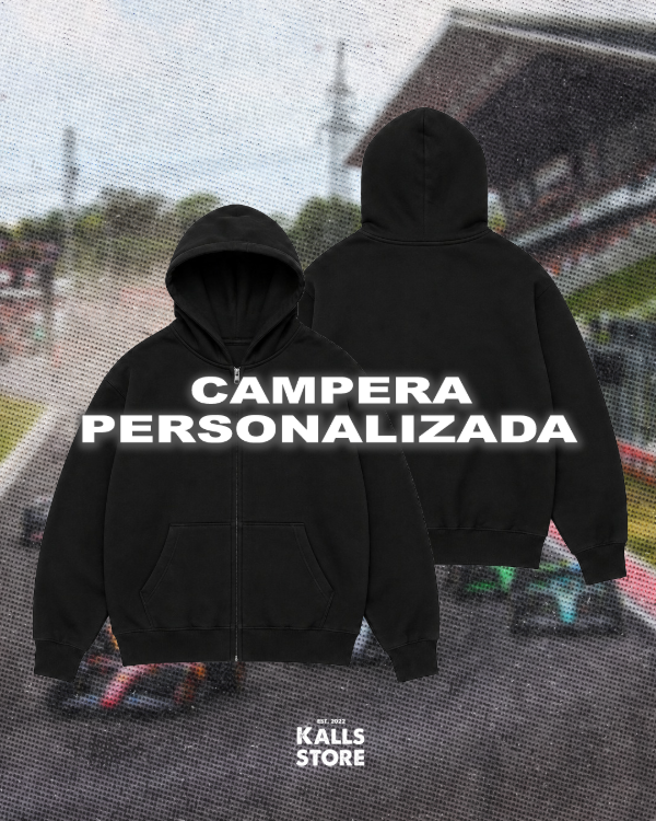 Producto - Campera negra personalizada