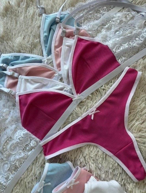 Producto - Conjunto de Morley con encaje. Color y talle en descripción