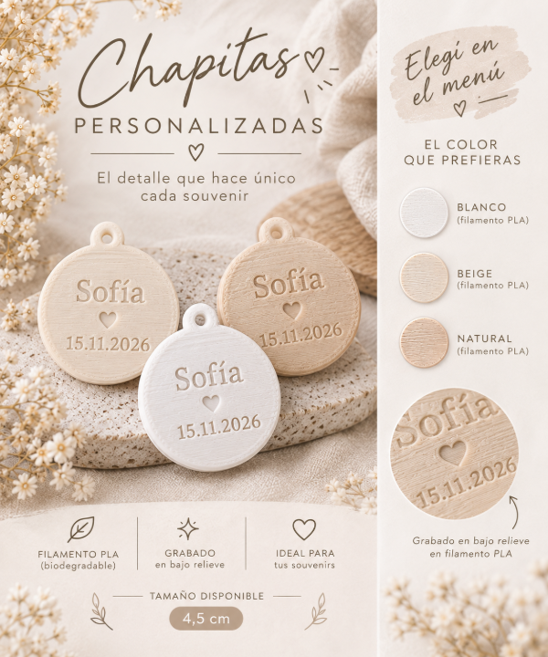 Producto - Pack Chapitas personalizadas - 0
