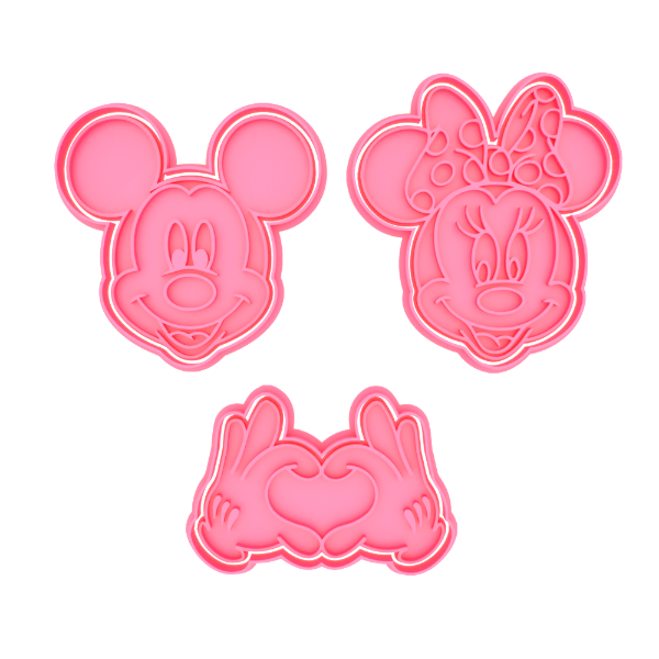 Producto - Set x 3 Cortante con Stamp Mickey 1