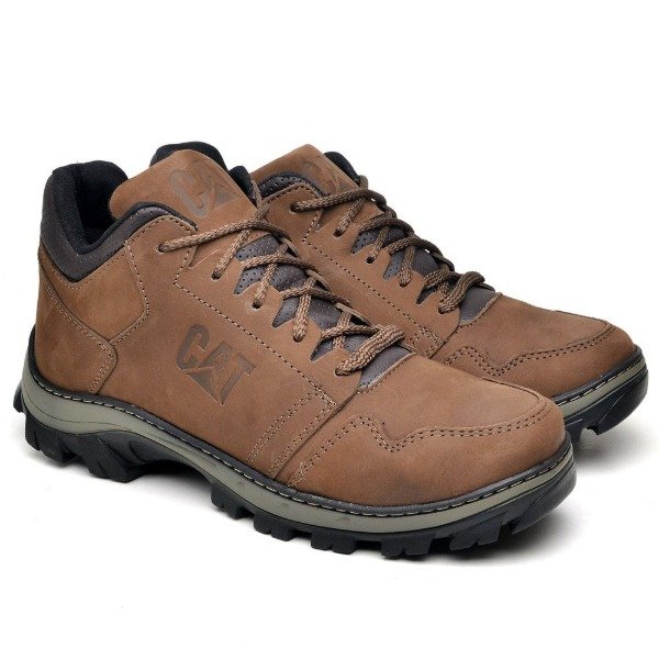 Producto - borcego cat leñador caña baja chocolate