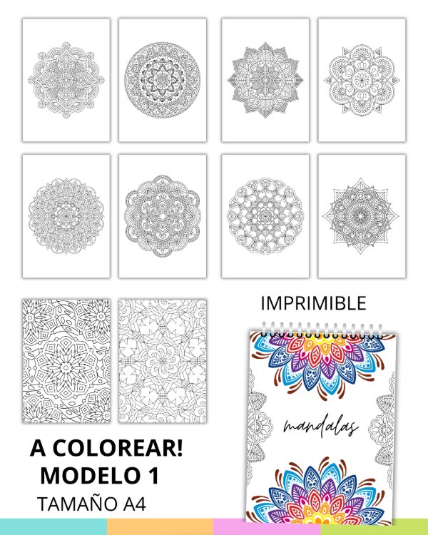 Producto - A Colorear! 5 modelos A4