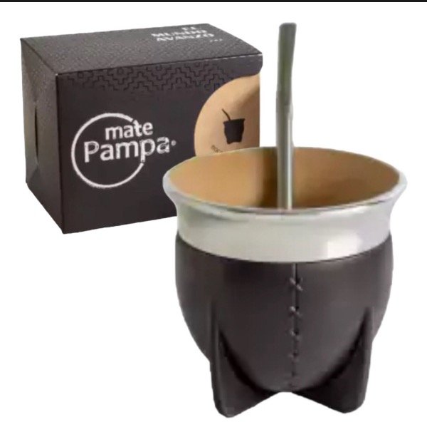 Producto - MATE PAMPA BOCA ABIERTA CON BOMBILLA