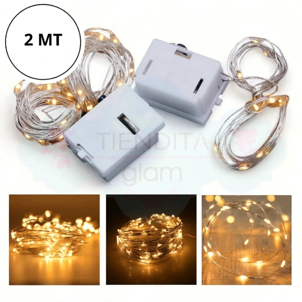 Producto - TIRA ALAMBRE LED CALIDA 2 MTS