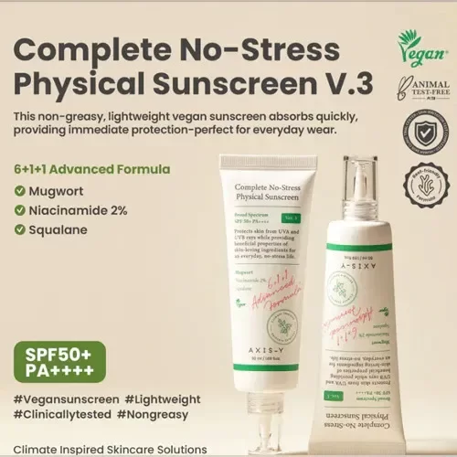 Producto - AXIS-Y Complete No-Stress Physical Sunscreen 50ml - 2