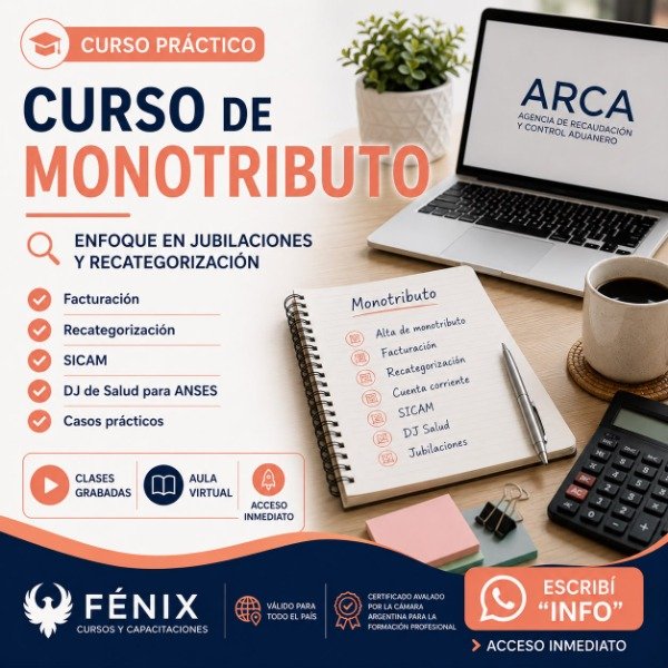Producto - CURSO DE MONOTRIBUTO