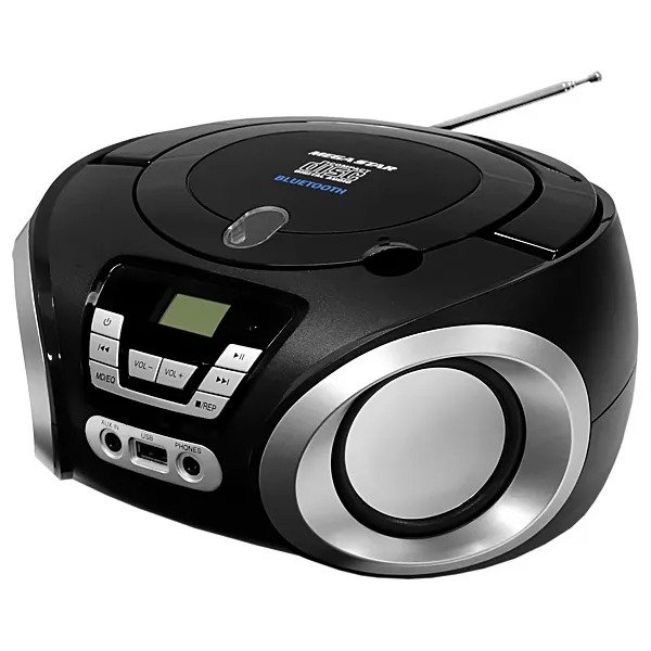 Producto - MegaStar System MP1842BT con Bluetooth Bivolt - Negro Plata