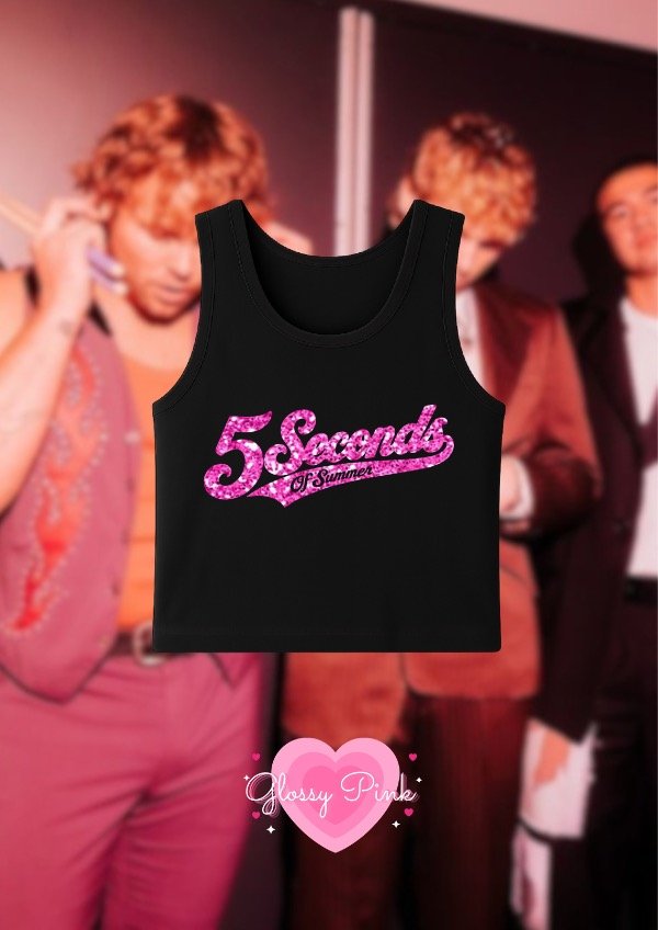 Producto - Tank Top 5sos - VINILO TEXTIL GLITTER