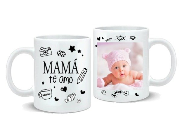 Producto - Taza Cerámica mamá te amo - 0