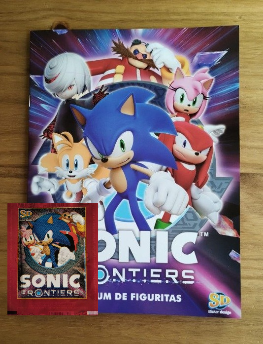 Producto - Album + 20 Sobres de Figuritas SONIC FRONTIERS - Sticker Design 2023