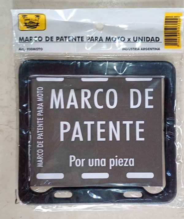 Producto - MARCO PATENTE MOTO - MODELO ANTERIOR (PATENTE VIEJA)