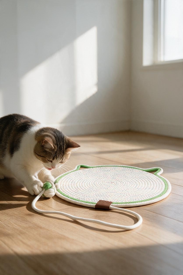 Producto - RASCADOR DE ALGODÓN 43cm CON PELOTA - 0