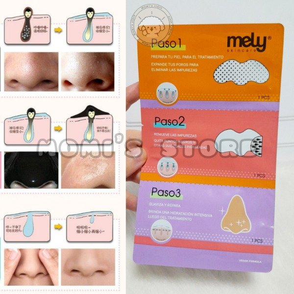 Producto - Mascarilla para nariz 3 pasos Mely