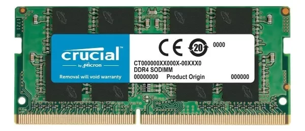 Producto - Memoria Crucial DDR4 8GB 3200MHZ 1.2v CL22 Desktop (922001442-1)